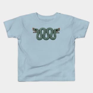 Double Headed Aztec Serpent Kids T-Shirt